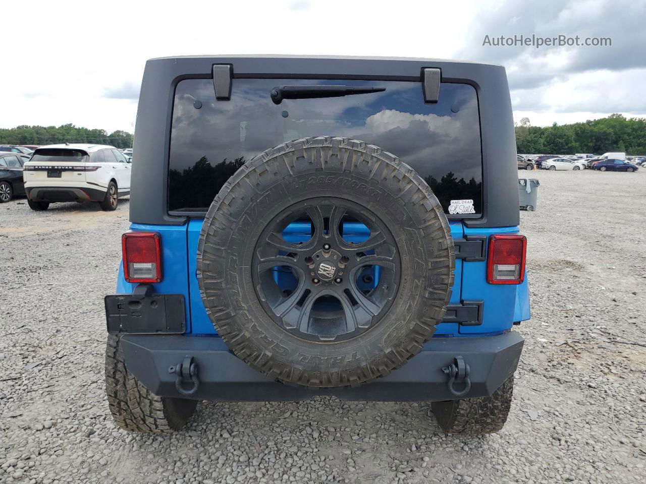 2014 Jeep Wrangler Sport Blue vin: 1C4AJWAG7EL261549