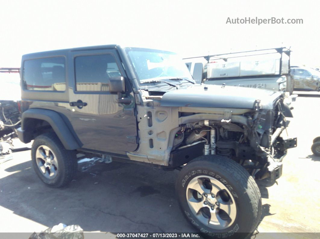 2017 Jeep Wrangler Sport Gray vin: 1C4AJWAG7HL560124