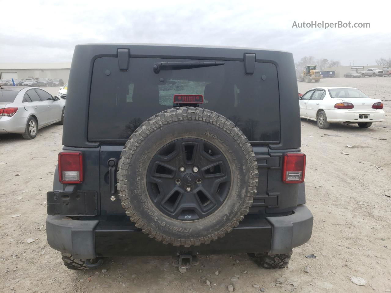 2017 Jeep Wrangler Sport Gray vin: 1C4AJWAG7HL659090