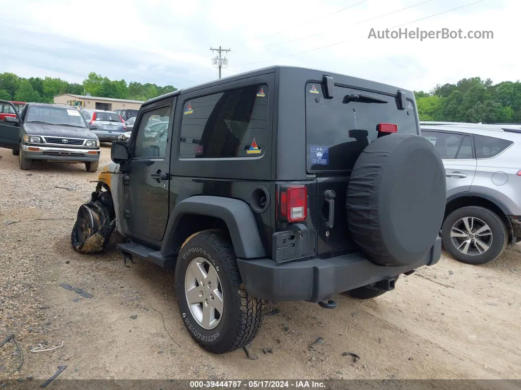 2014 Jeep Wrangler Sport Черный vin: 1C4AJWAG8EL114978