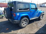 2014 Jeep Wrangler Freedom Edition Blue vin: 1C4AJWAG8EL204955