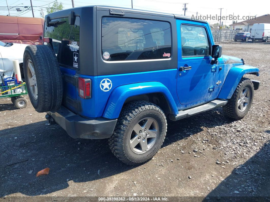 2014 Jeep Wrangler Freedom Edition Blue vin: 1C4AJWAG8EL204955