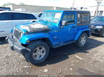 2014 Jeep Wrangler Freedom Edition Blue vin: 1C4AJWAG8EL204955