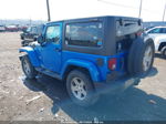 2014 Jeep Wrangler Freedom Edition Blue vin: 1C4AJWAG8EL204955