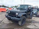 2014 Jeep Wrangler Willys Wheeler Black vin: 1C4AJWAG8EL266405