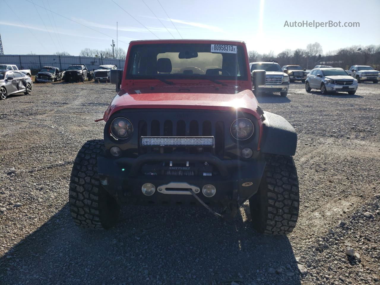 2017 Jeep Wrangler Sport Red vin: 1C4AJWAG8HL527357