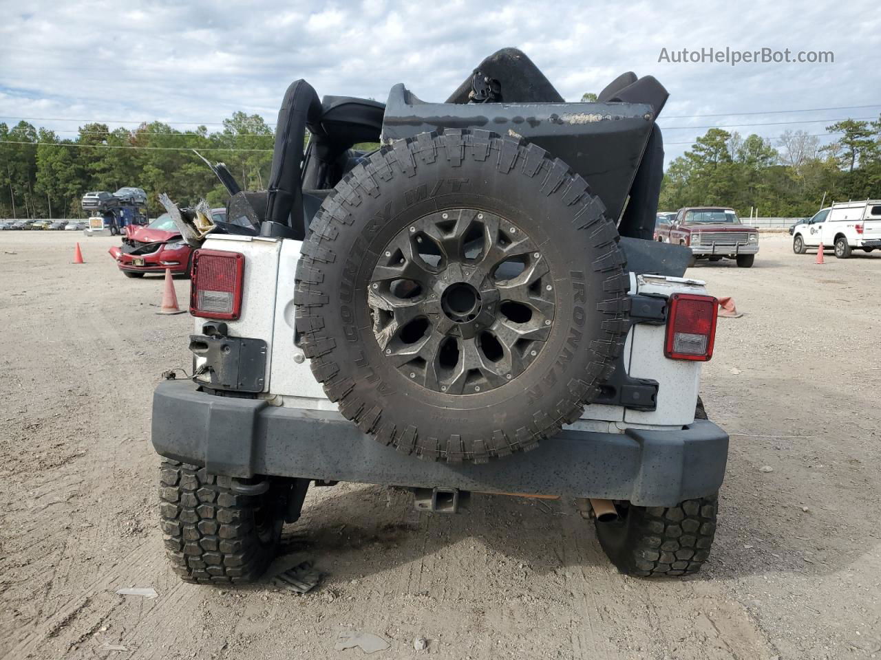 2017 Jeep Wrangler Sport White vin: 1C4AJWAG8HL622131