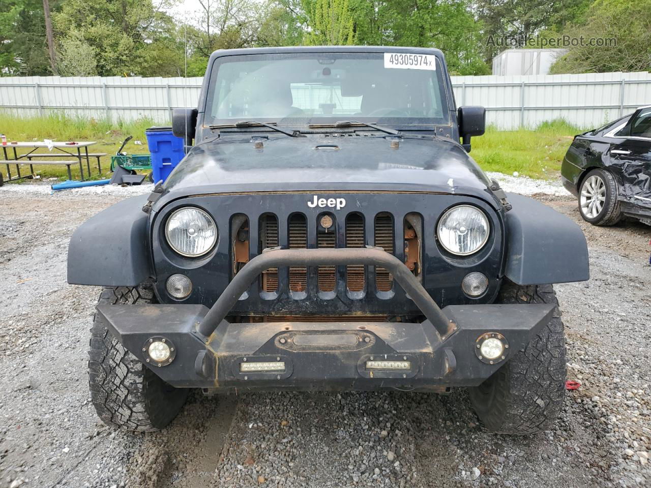 2014 Jeep Wrangler Sport Black vin: 1C4AJWAG9EL283438