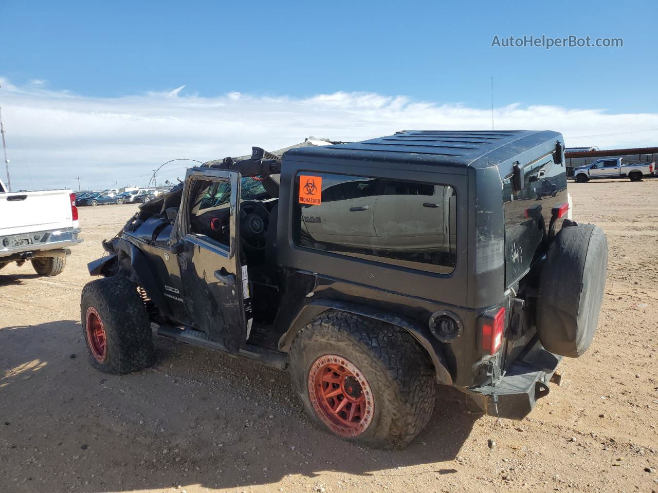 2014 Jeep Wrangler Sport Black vin: 1C4AJWAG9EL315840