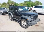 2014 Jeep Wrangler Sport Black vin: 1C4AJWAGXEL155788