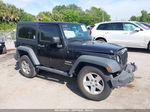 2014 Jeep Wrangler Sport Black vin: 1C4AJWAGXEL155788