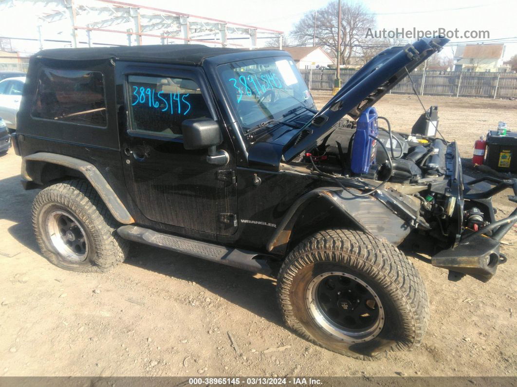 2014 Jeep Wrangler Sport Black vin: 1C4AJWAGXEL192307