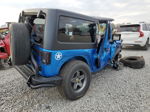2014 Jeep Wrangler Sport Синий vin: 1C4AJWAGXEL218307