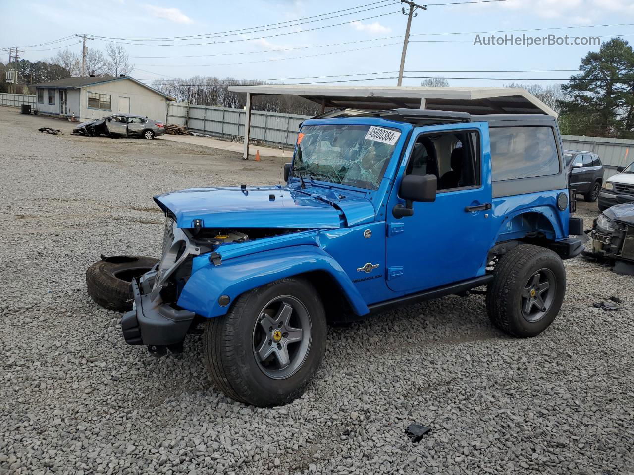 2014 Jeep Wrangler Sport Blue vin: 1C4AJWAGXEL218307