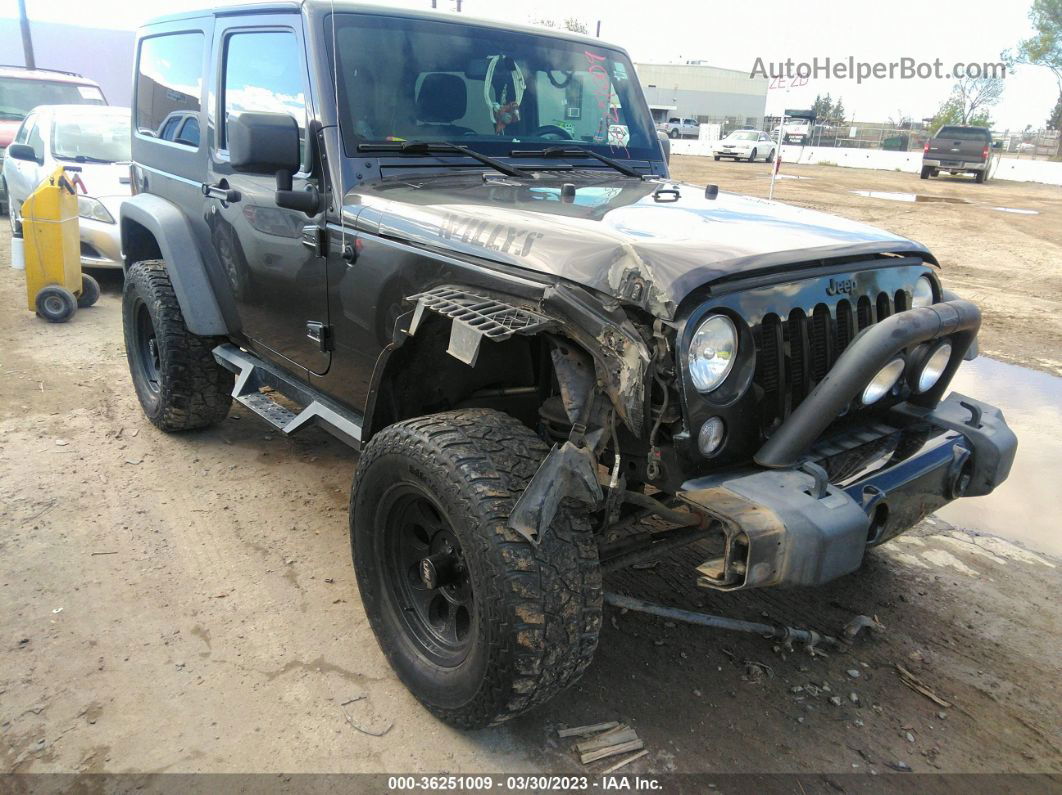 2014 Jeep Wrangler Willys Wheeler Черный vin: 1C4AJWAGXEL254465