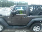 2014 Jeep Wrangler Sport Gray vin: 1C4AJWAGXEL286199