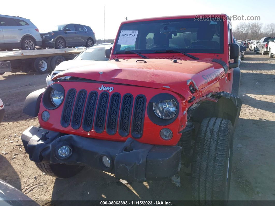 2017 Jeep Wrangler Sport Red vin: 1C4AJWAGXHL641263