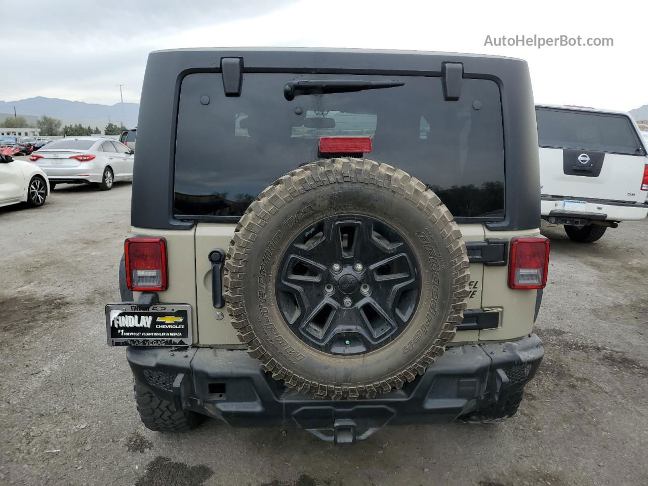 2017 Jeep Wrangler Sport Cream vin: 1C4AJWAGXHL646575