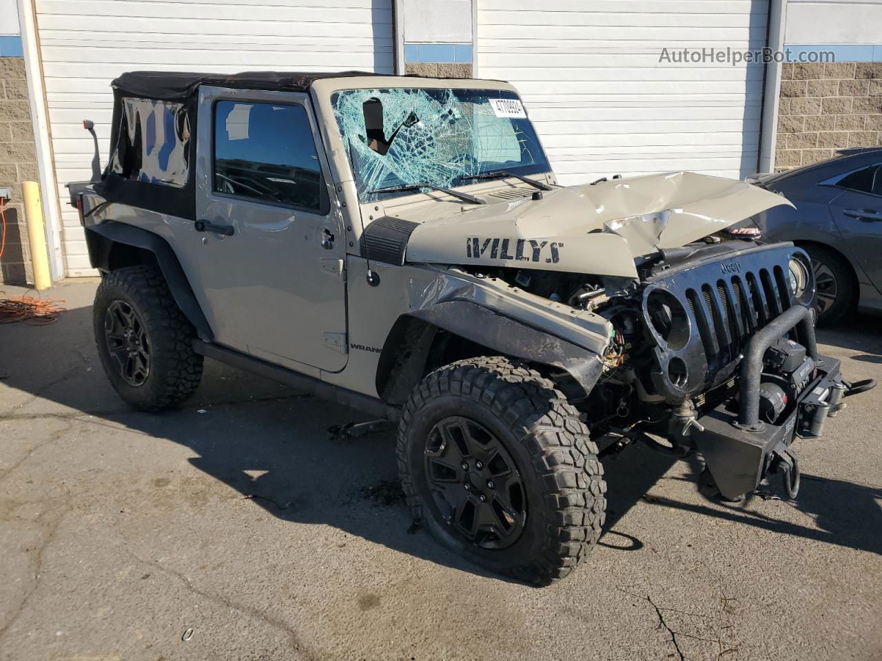 2017 Jeep Wrangler Sport Tan vin: 1C4AJWAGXHL673114