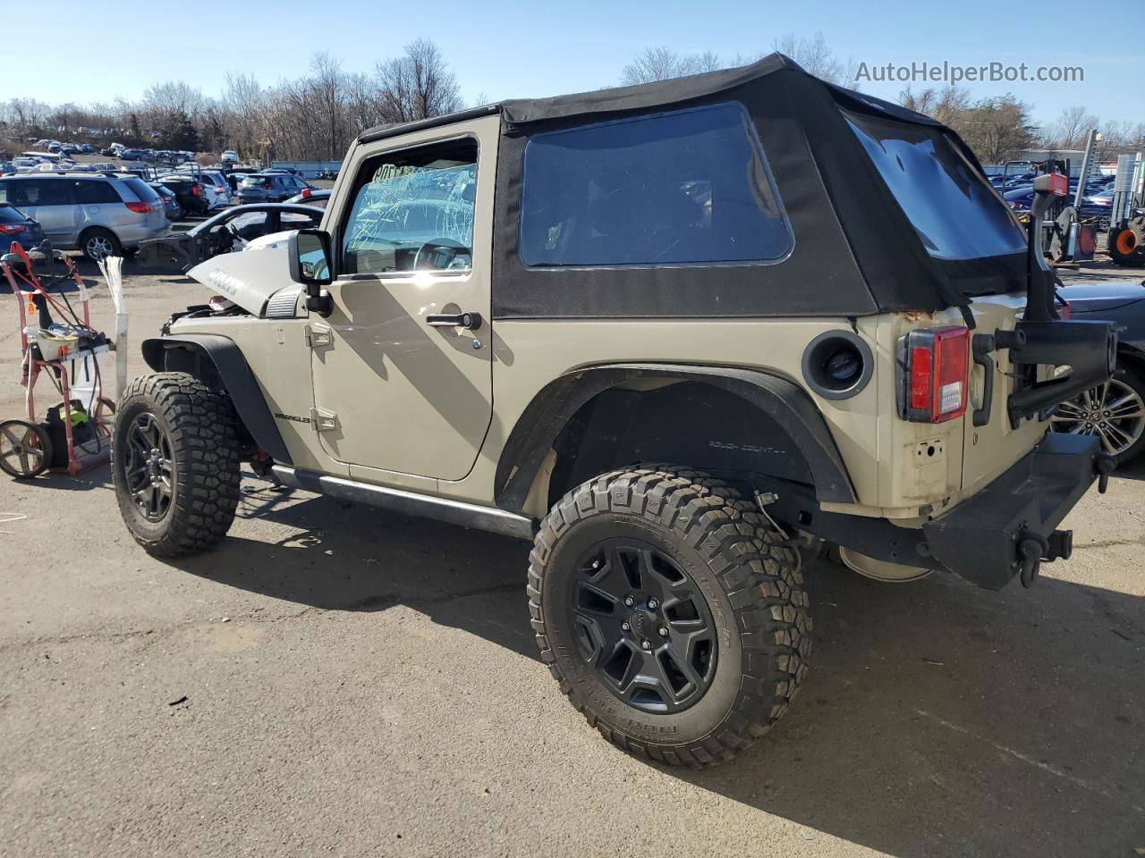 2017 Jeep Wrangler Sport Tan vin: 1C4AJWAGXHL673114