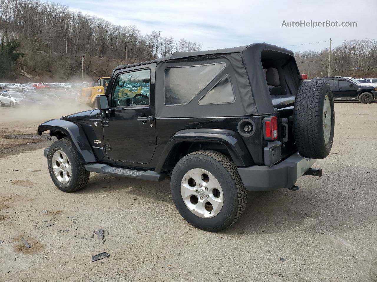 2014 Jeep Wrangler Sahara Black vin: 1C4AJWBG1EL211955