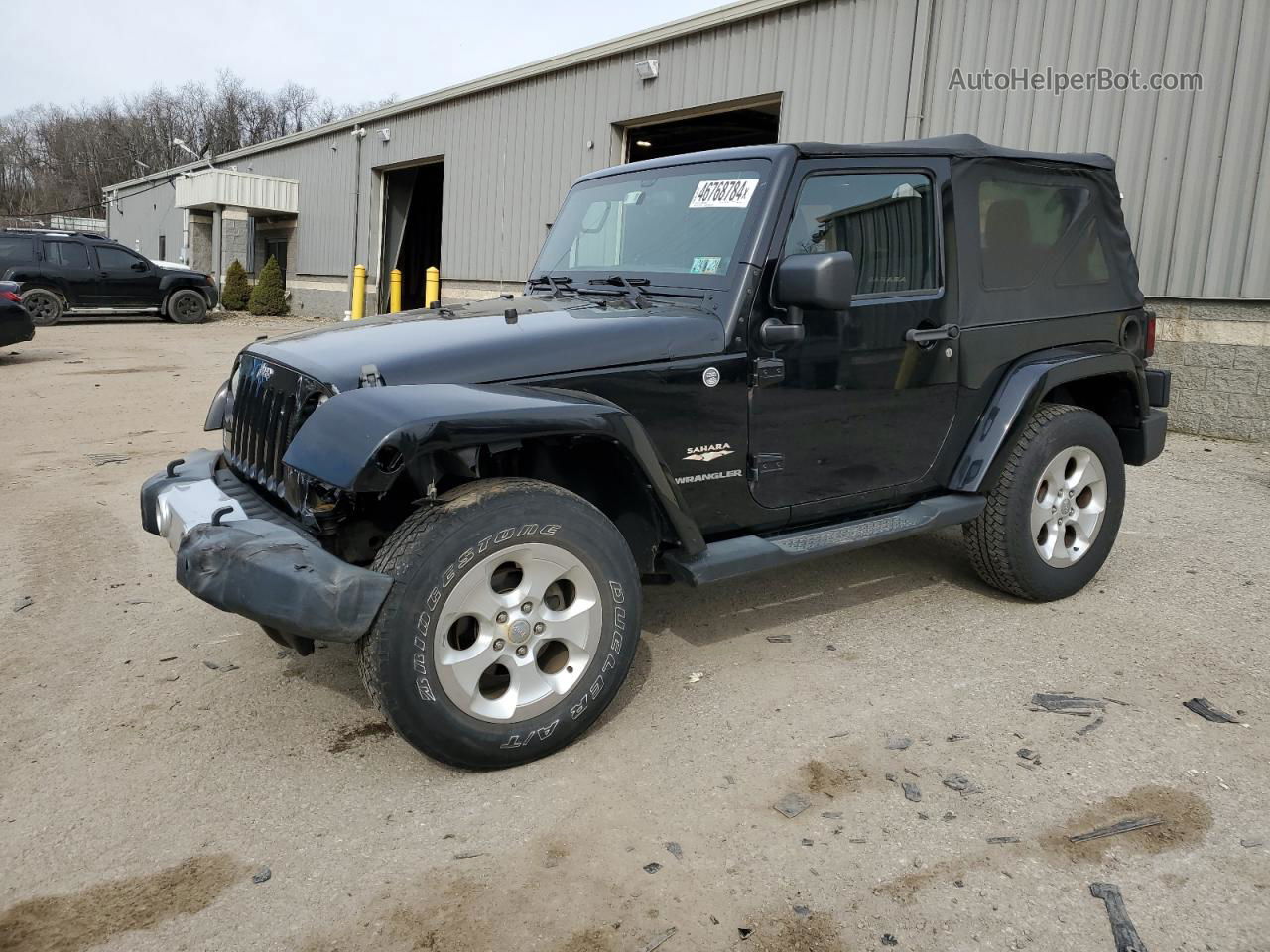 2014 Jeep Wrangler Sahara Black vin: 1C4AJWBG1EL211955