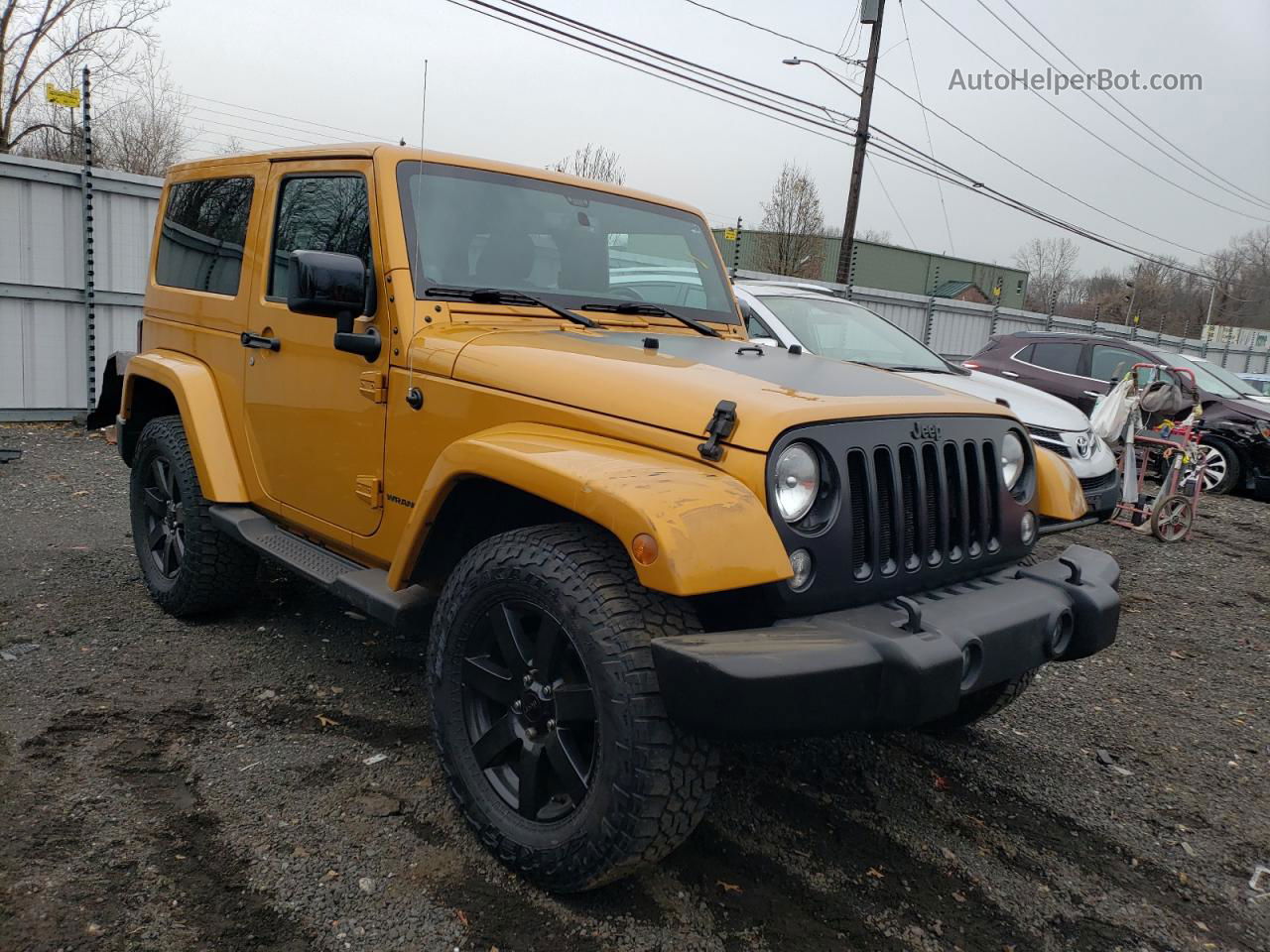 2014 Jeep Wrangler Sahara Оранжевый vin: 1C4AJWBG1EL300229