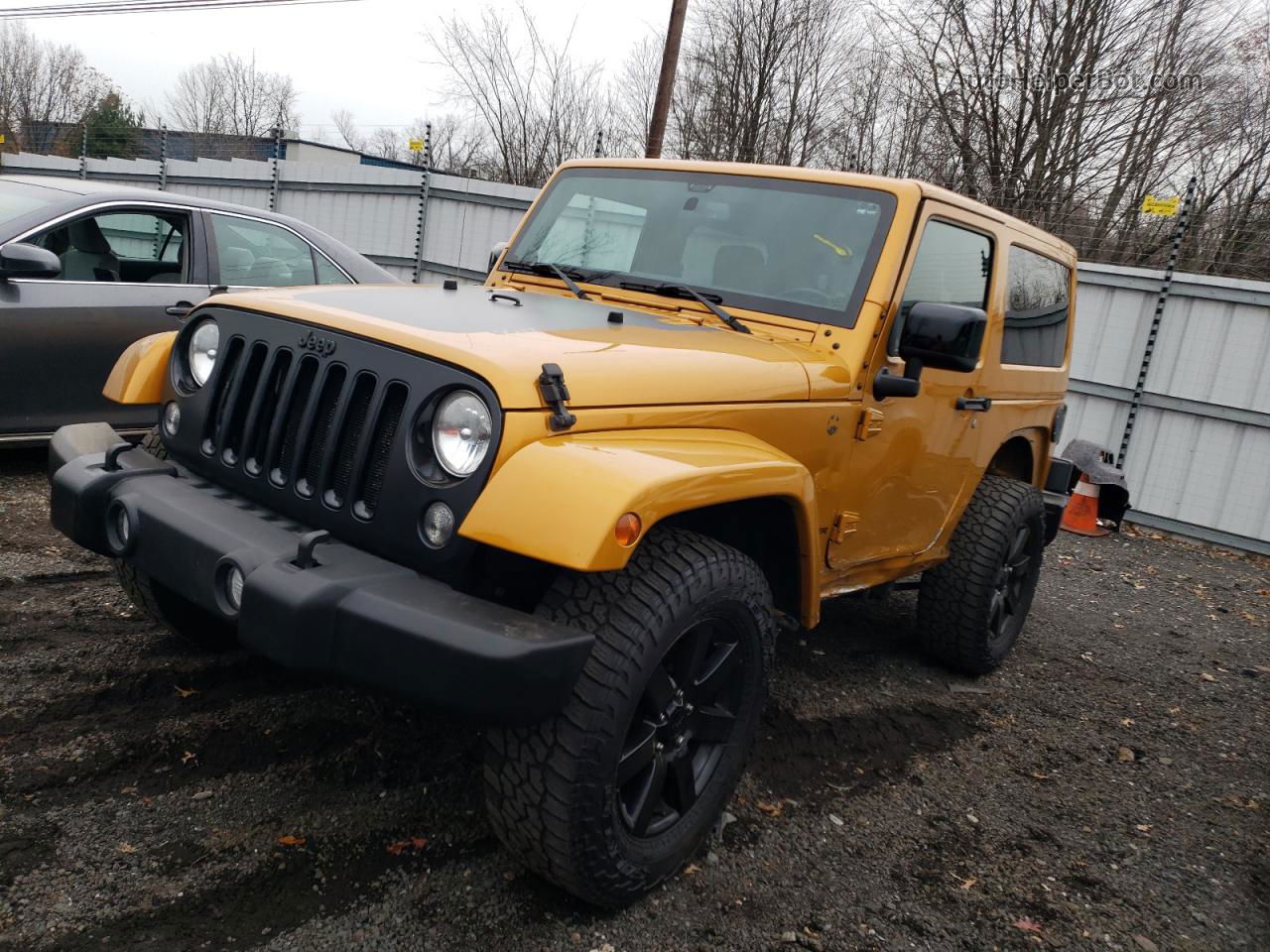 2014 Jeep Wrangler Sahara Orange vin: 1C4AJWBG1EL300229