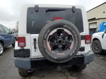 2014 Jeep Wrangler Sahara White vin: 1C4AJWBG2EL170638