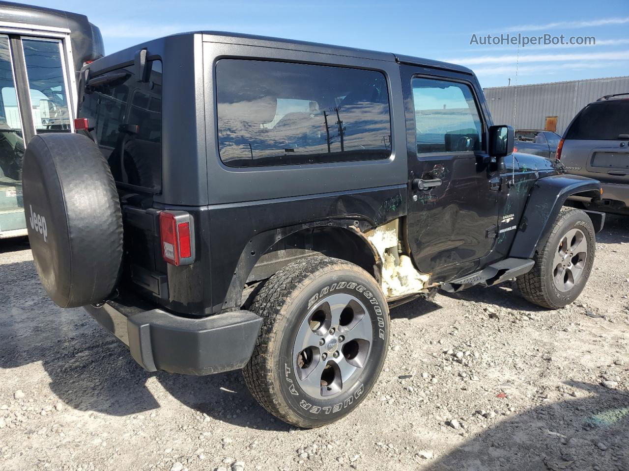 2017 Jeep Wrangler Sahara Black vin: 1C4AJWBG2HL578366