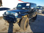 2014 Jeep Wrangler Sahara Black vin: 1C4AJWBG3EL137955