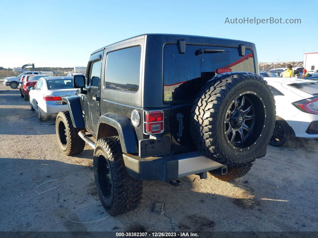 2014 Jeep Wrangler Sahara Black vin: 1C4AJWBG3EL137955