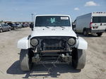 2014 Jeep Wrangler Sahara White vin: 1C4AJWBG3EL264477