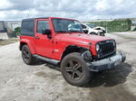 2014 Jeep Wrangler Sahara Red vin: 1C4AJWBG7EL101072