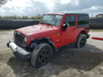 2014 Jeep Wrangler Sahara Red vin: 1C4AJWBG7EL101072