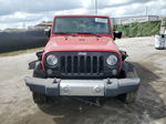 2014 Jeep Wrangler Sahara Red vin: 1C4AJWBG7EL101072