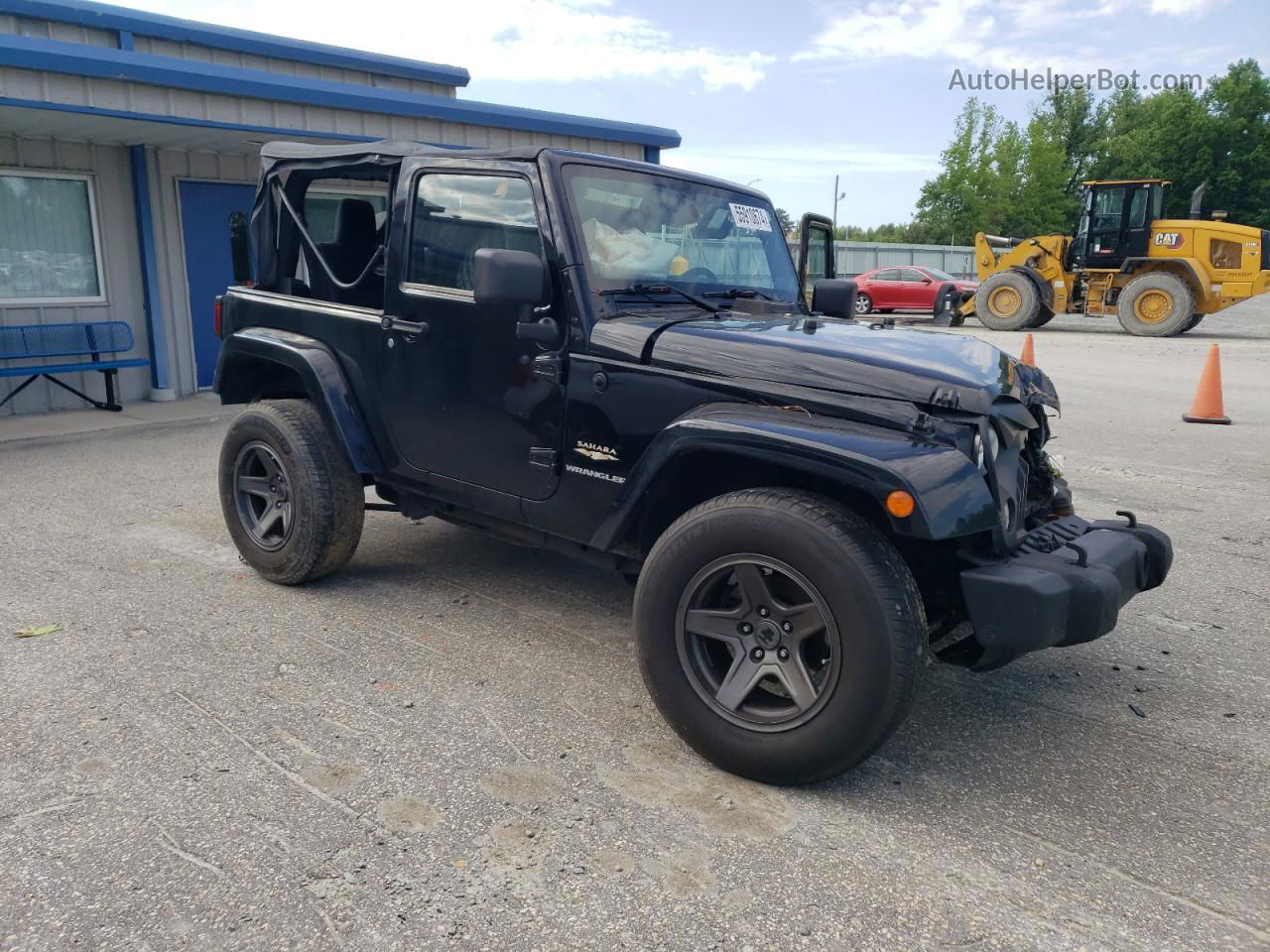 2014 Jeep Wrangler Sahara Black vin: 1C4AJWBG7EL119040