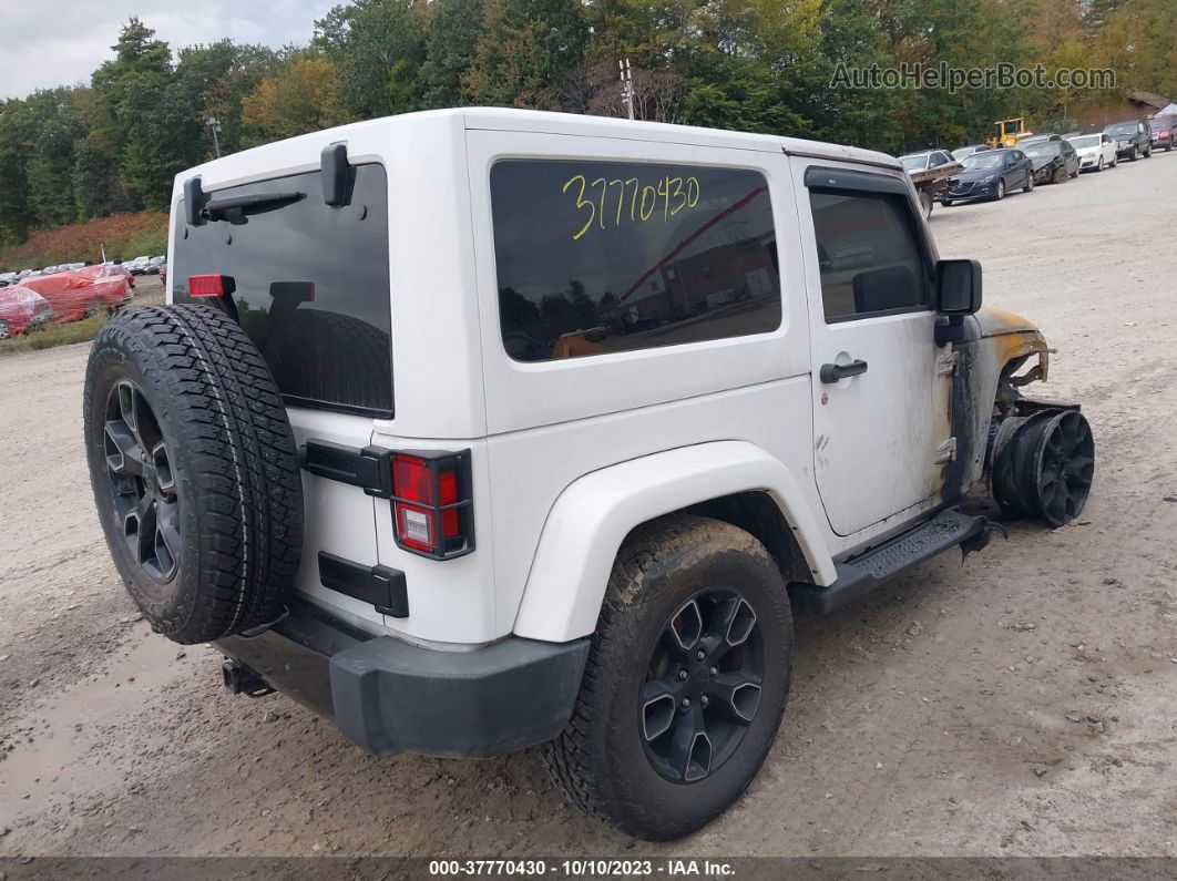 2017 Jeep Wrangler Smoky Mountain White vin: 1C4AJWBG8HL686314