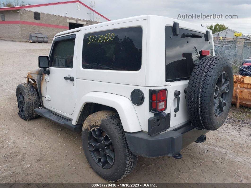 2017 Jeep Wrangler Smoky Mountain White vin: 1C4AJWBG8HL686314