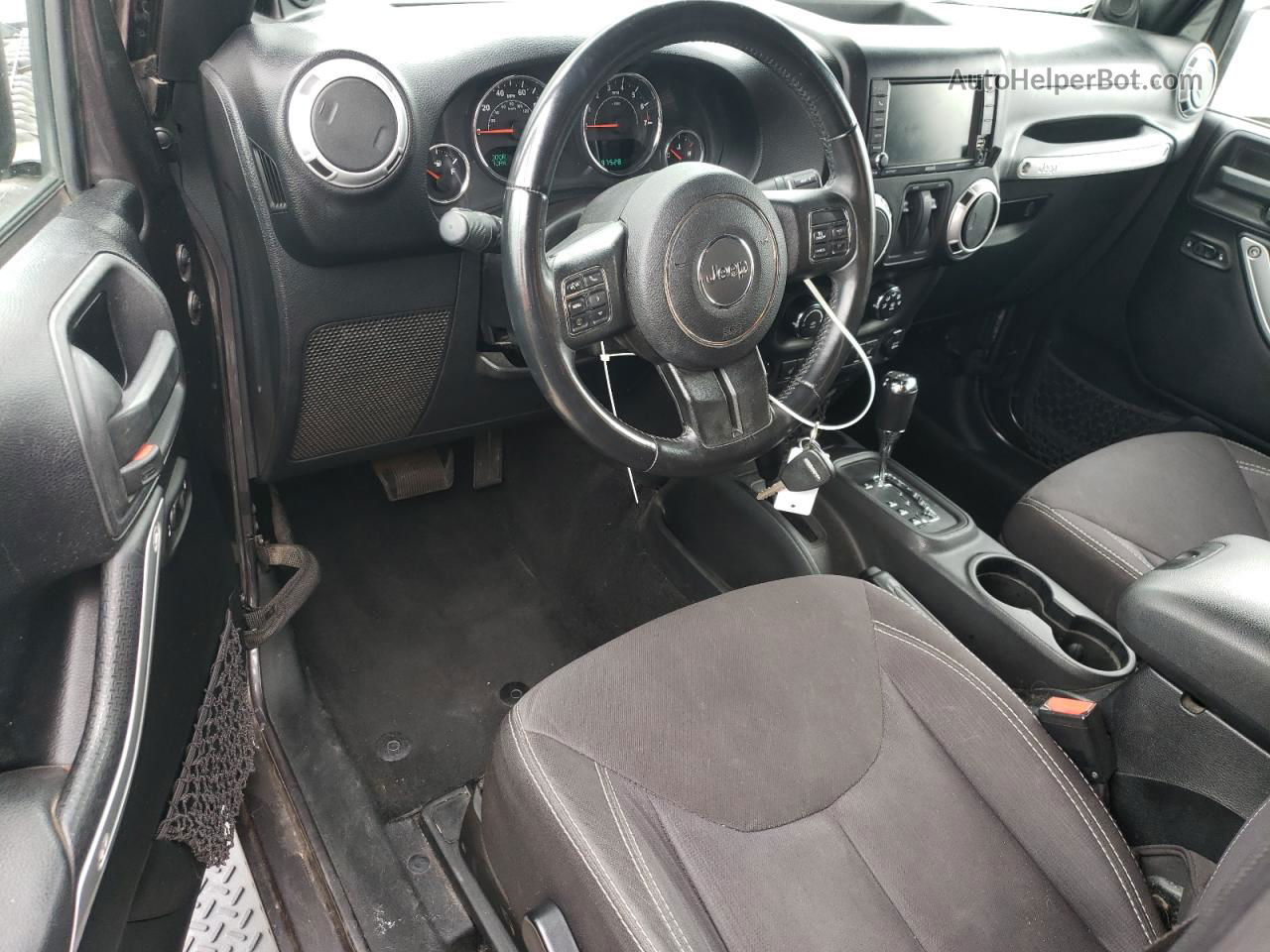 2014 Jeep Wrangler Sahara Серый vin: 1C4AJWBG9EL228857