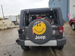 2014 Jeep Wrangler Sahara Gray vin: 1C4AJWBGXEL299470