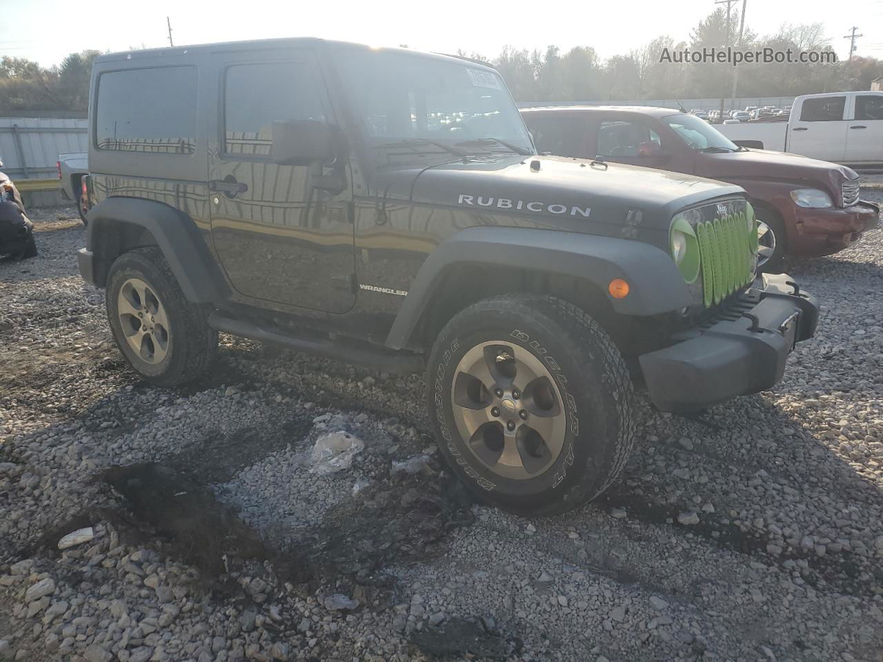 2014 Jeep Wrangler Rubicon Black vin: 1C4BJWCG0EL181222