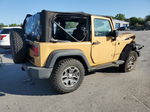 2014 Jeep Wrangler Rubicon Tan vin: 1C4BJWCG7EL117100