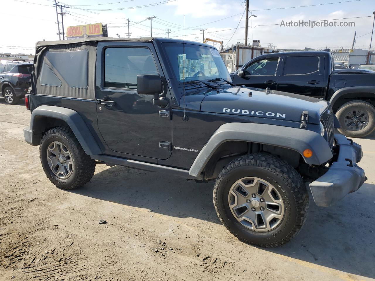 2017 Jeep Wrangler Rubicon Charcoal vin: 1C4BJWCG7HL596879