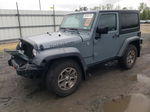 2014 Jeep Wrangler Rubicon Blue vin: 1C4BJWCG8EL291788