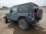 2014 Jeep Wrangler Rubicon Blue vin: 1C4BJWCGXEL287676