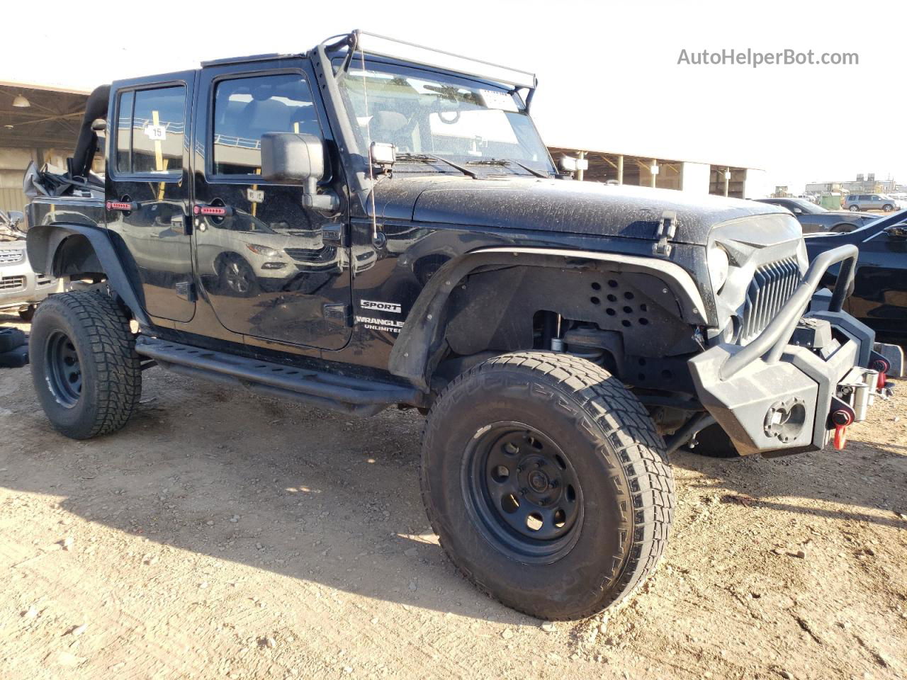 2014 Jeep Wrangler Unlimited Sport Черный vin: 1C4BJWDG0EL252787