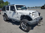 2014 Jeep Wrangler Unlimited Sport White vin: 1C4BJWDG0EL283117