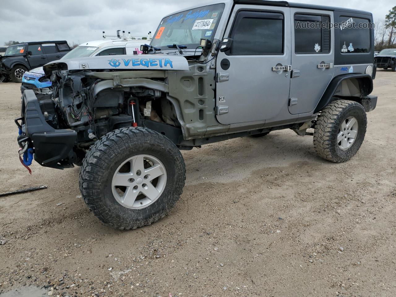 2017 Jeep Wrangler Unlimited Sport Silver vin: 1C4BJWDG0HL511296