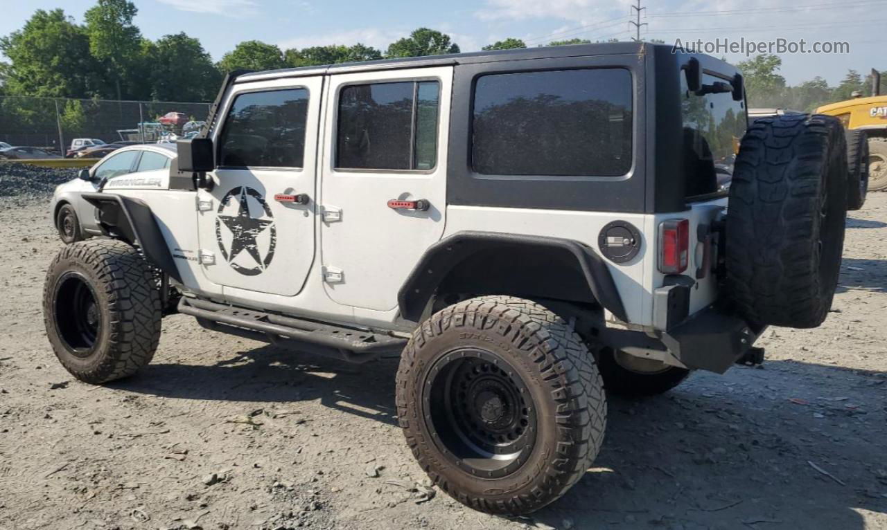 2017 Jeep Wrangler Unlimited Sport White vin: 1C4BJWDG0HL722885